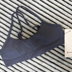 Lulu-Sports Bra-Graphite Grey