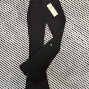 AL0-Hige-waist leggings- Flare Black